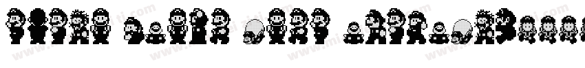 Super Mario Bros Alphabet字体转换